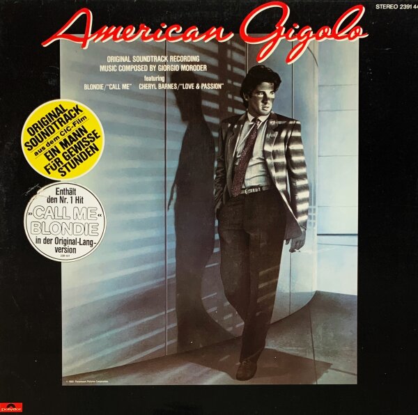 Giorgio Moroder - American Gigolo [LP] | Polydor - 2391 447 | Germany, 1980 | EX/VG+