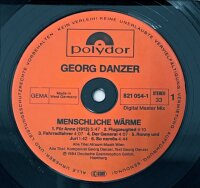 Georg Danzer - Menschliche Wärme [Vinyl LP]