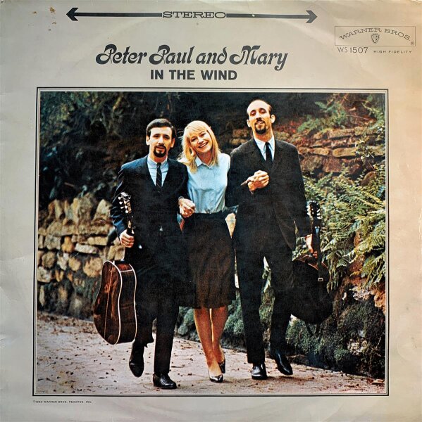 Peter, Paul & Mary - In The Wind  [LP] | Warner Bros. Records - WS 1507 | VG+/VG