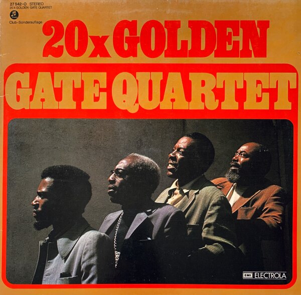 the golden gate quartet - 20x golden gate quartet [LP] | EMI - 27 542-0 | Germany, 1976 | NM/VG+