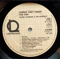 Roger Chapman & The Shortlist - Hyenas Only Laugh For Fun  [Vinyl LP]