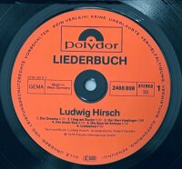 Ludwig Hirsch - Liederbuch [LP] | Polydor - 2679 075 | VG+/EX