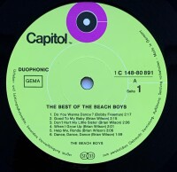 The Beach Boys - The Best Of The Beach Boys [LP] |...