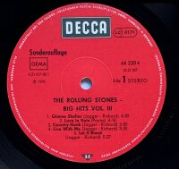 The Rolling Stones - Big Hits Volume 3 [Vinyl LP]