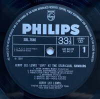 Jerry Lee Lewis And The Nashville Teens - "Live" At The Star Club, Hamburg [Vinyl LP]