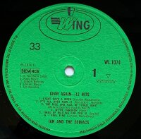 Ian And The Zodiacs - Gear Again - 12 Hits [LP] | Wing...