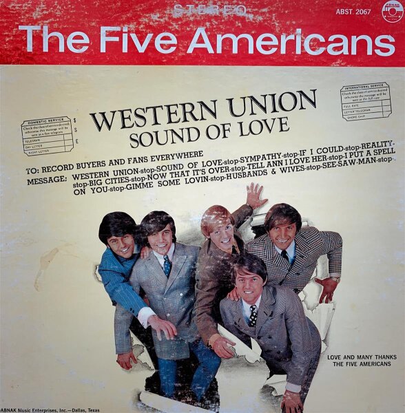 The Fice Americans - Western Union / Sound Of Love [Vinyl LP]