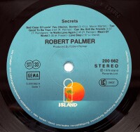 Robert Palmer - Secrets [LP] | Island Records - 200...