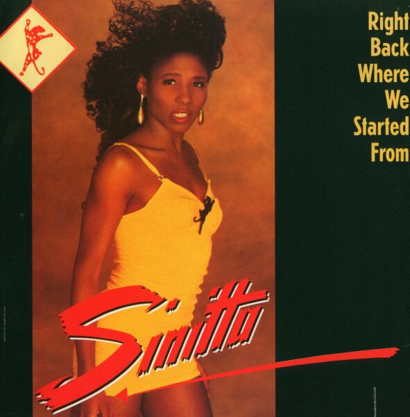 Sinitta - Right Back Where We Started From [7 Single] | Teledec - 246 911-7 | Right Back Where We Started From, 1989 | EX/VG+