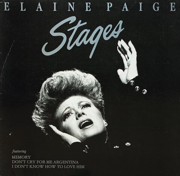 Elaine Paige - Stages [LP] | K-tel - NE 1262 | UK & Ireland, 1983 | VG+/VG+
