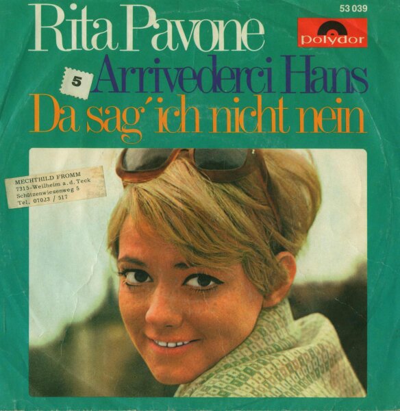 Arrivederci Hans / Da Sag Ich Nicht Nein