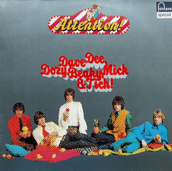 Dave Dee, Dozy, Beaky, Mick & Tich - Attention! [LP] | Fontana - 6438 058 | EX/VG+