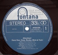 Dave Dee, Dozy, Beaky, Mick & Tich - Attention! [LP] | Fontana - 6438 058 | EX/VG+