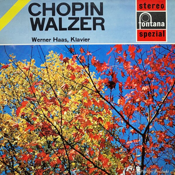 Chopin, Werner Haas - Walzer [LP] | Fontana - 700 162 WGY | Netherlands | VG+/EX