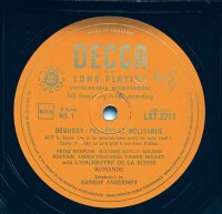 Ernest Ansermet - Debussy – Pelléas Et Mélisande [LP] | Decca - LXT 2711-2-3-4 | UK, 1952 | NM/VG+