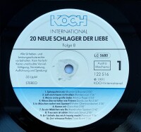 Various - 20 Neue Schlager Der Liebe [LP] | Koch...