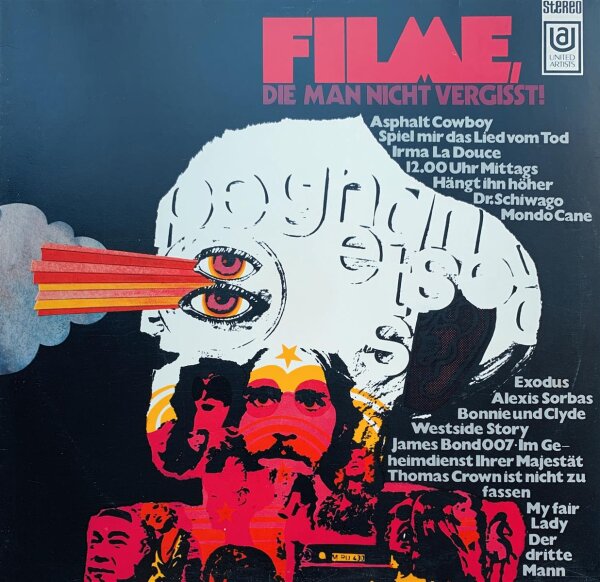 Various - Filme, Die Man Nicht Vergisst [2LP] | United Artists Records  - UAS 29 126 X | Germany | NM/VG+
