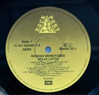 Rodagu Monotones - Volle Lotte [LP] | Rockport - 1C 064 1554001 Y B | Germany | VG/VG