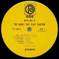 Spirit - The Family That Plays Together [LP] | ODE -...