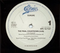 Europe  - The Final Countdown [12 Maxi] | Epic - EPC 26808 | Europe, 1986 | NM/EX