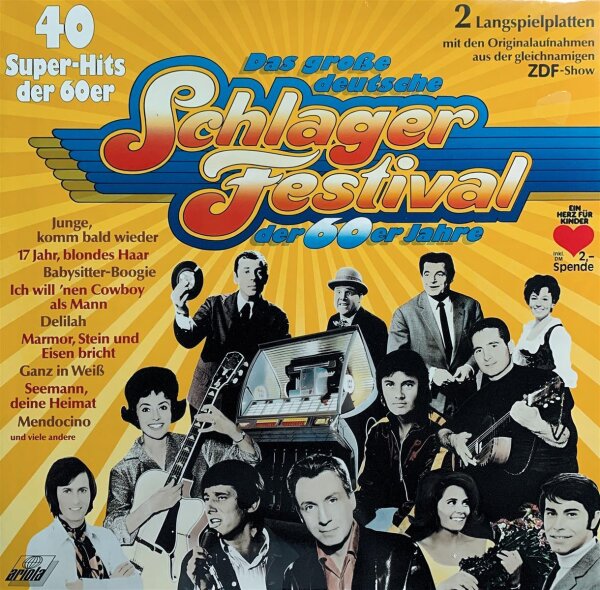 Various - Das Große Deutsche Schlager-Festival Der 60er Jahre [] | Ariola - 303 292 | Germany | EX/EX