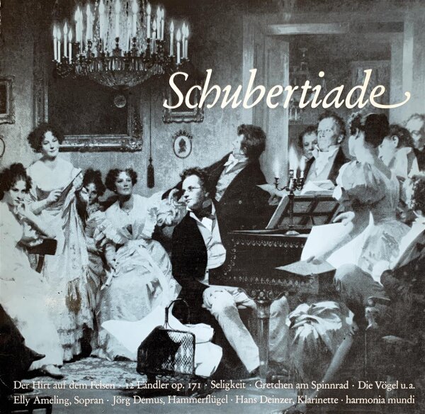Schubert - Elly Ameling, Jörg Demus, Hans Deinzer - Schubertiade [LP] | Harmonia Mundi - HM 30.696 | Germany | NM/VG