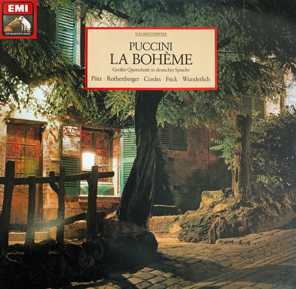 Puccini - La Bohème (Großer Querschnitt In Deutscher Sprache) [LP] | His Masters Voice - 29 1022 1 | Germany | NM/NM