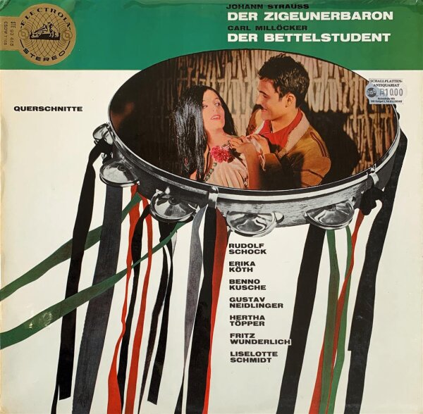 Strauss, Millöcker/ Berliner Philharmoniker, Werner Schmidt-Boelcke - Der Zigeunerbaron / Der Bettelstudent [Vinyl LP]