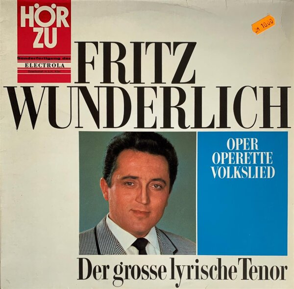 Fritz Wunderlich - Der Grosse Lyrische Tenor, Oper Operette Volkslied [Vinyl LP]