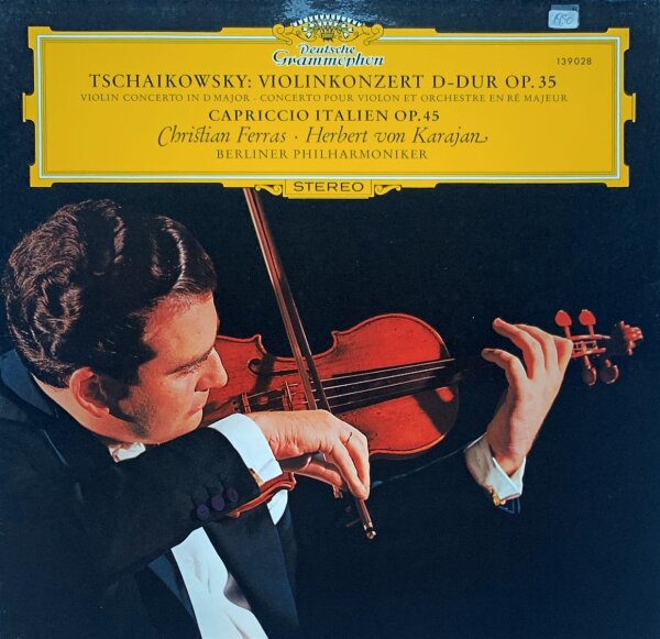Berliner Philharmoniker - Peter Tschaikowsky: Konzert Für Violine Und Orchester  [LP] | Deutsche Grammophon - 139028 | Germany | NM/EX