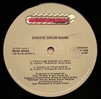 Erotic Drum Band - Touch Me Where Its Hot [LP] | Music...