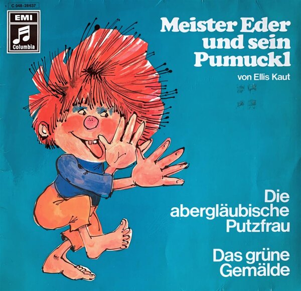 Ellis Kaut  - Meister Eder Und Sein Pumuckl - Die Abergläubische Putzfrau / Das Grüne Gemälde [LP] | EMI - C 048-28 637 | Germany | G/VG