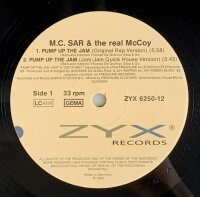 M.C.Sar & The Real McCoy - Pump Up The Jam - Rap [Vinyl LP]