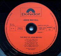 John Mayall - The Best Of John Mayall [LP] | Polydor -...