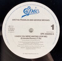 Aretha Franklin & George Michael - I Knew You Were Waiting (For Me) [Vinyl LP]