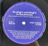Various - So Singts Und Klingts Im Stauferkreis [Vinyl LP]