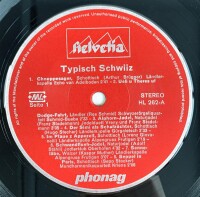 Various - Typisch Schwiiz [LP] | Helvetia - HL 262 | Switzerland | NM/EX
