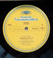 Mahler, Bernstein, Concertgebouworkest - Symphonie No.9 [LP Box Set] | Deutsche Grammophon - 419 209-1 | Germany, 1986 | EX/EX