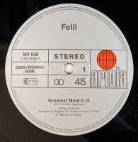 Felli - Greatest Mind [Vinyl 12 Maxi]