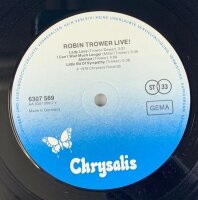Robin Tower - Robin Tower Live! [LP] | Chrysalis - 6307...
