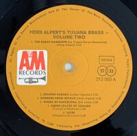 Herb Alpert & The Tijuana Brass - Volume 2 [LP] | A&M Records - 212 050 | Germany, 1968 | EX/EX