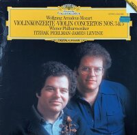 Mozart, Perlman, James Levine - Violinkonzerte = Violin Concertos Nos. 3 & 5 [LP] | Deutsche Grammophon - 2532 080 | Germany | NM/VG+