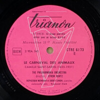 Serge Prokofiev - Camille Saint-Saëns - Pierre Et Le Loup - Le Carnaval Des Animaux [LP] | Trianon - CTRE 6173 | France, 1968 | NM/VG