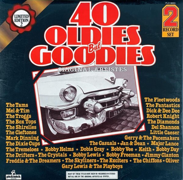 Various - 40 Oldies But Goodies [LP] | Pickwick - PLD 8003 | UK, 1978 | NM/VG+
