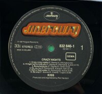 Kiss - Crazy Nights [LP] | Mercury - 832 846-1 | Germany,...