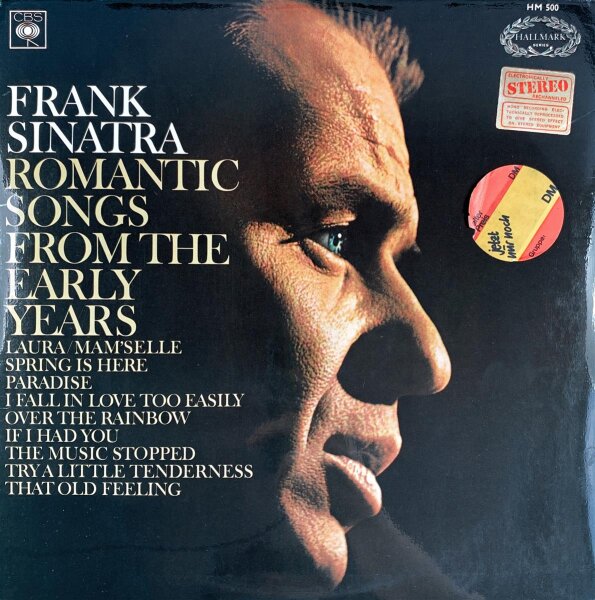 Frank Sinatra - Romantic Songs From The Early Years [LP] | Priority Records - HM 500 | UK, 1967 | NM/EX