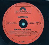 Samson - Before The Storm [LP] | Polydor - 2383 654 |...