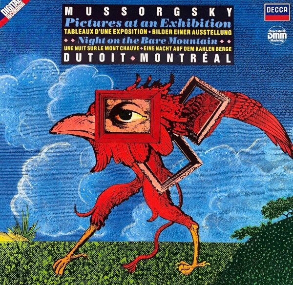 Mussorgsky, Dutoit, Montreal - Pictures At An Exhibition = Tableaux DUne Exposition = Bilder Einer Ausstellung / Night On The Bare Mountain = Un Nuit Sur Le Mont Chauve = Eine Nacht Auf Dem Kahlen Berge [LP] | Decca - 417 299-1 | Germany | EX/EX