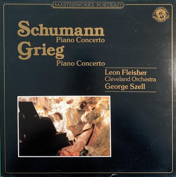 Schumann, Grieg - Leon Fleisher, George Szell - Piano Concertos [LP] | CBS - CBS 60266 | Netherlands, 1983 | NM/VG