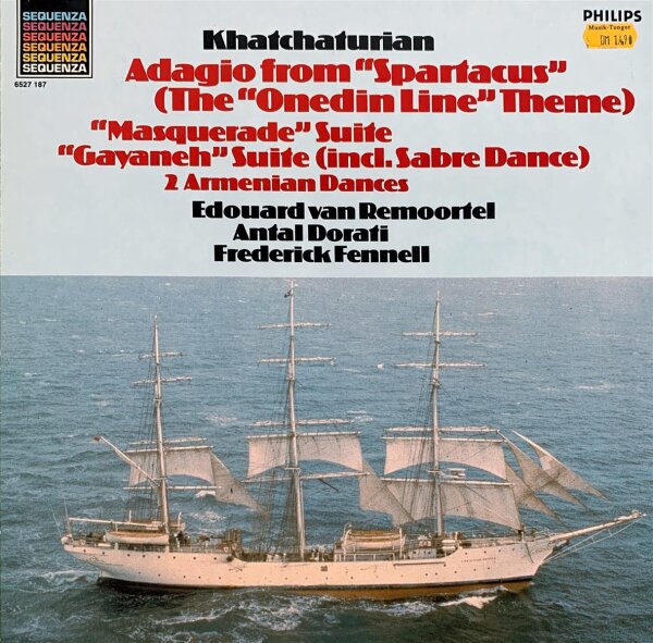Khatchaturian - Spartacus / Masquerade / Gayaneh / Two Armenian Dances [LP] | Philips - 6527 187 | Netherlands | NM/EX